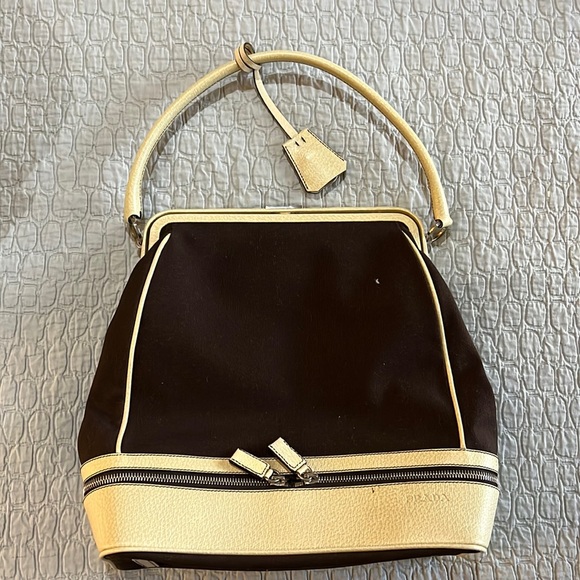 Prada Handbags - Vintage Prada Purse with Slipper/Shoe compartment